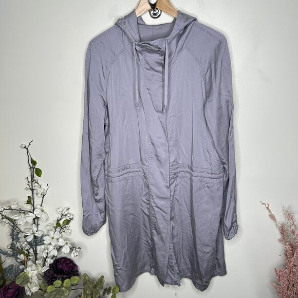 LULULEMON City Stroll Jacket Silverscreen Purple Gray Sz 12 {3M20} - Picture 5 of 8
